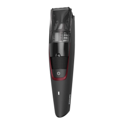 Philips BT7501/85 Beardtrimmer series 7000 Tondeuse barbe avec système d'aspiration Manuel utilisateur | Fixfr