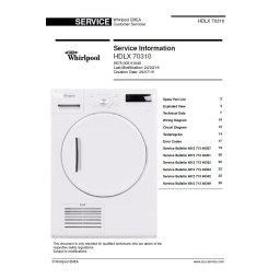 Sèche-linge Whirlpool: Consignes + Chat IA | Fixfr