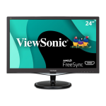 ViewSonic VX2457-mhd/VX2457-mhd-CN : Guide d'utilisation + IA