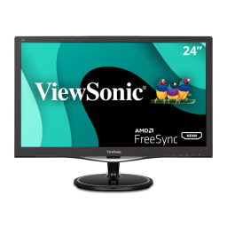 ViewSonic VX2457-mhd/VX2457-mhd-CN : Guide d'utilisation + IA | Fixfr