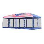 Outsunny 840-012V02MX Outdoor 10' x 20' Patio Gazebo Outdoor Pop-Up Canopy Mode d'emploi