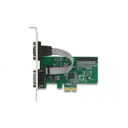 DeLOCK 89556 PCI Express Card to 2 x Serial RS-232 + 1 x Parallel Fiche technique | Fixfr