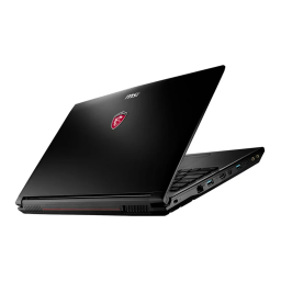 MSI GL62 (6th Gen i5) (GTX 960M) LAPTOP Manuel du propriétaire | Fixfr