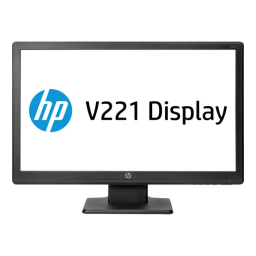 HP V241 23.6-inch LED Backlit Monitor Manuel utilisateur | Fixfr