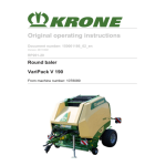 KRONE VariPack V 190 XC Manuel d'Utilisation + Chat IA