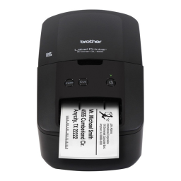 Brother QL-600 Label Printer Manuel utilisateur | Fixfr
