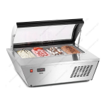 Bartscher 4x6,5L-R Vitrine &agrave; Glaces + AI Chat