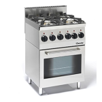 Bartscher 1315563 Gas stove 600, W600, 4BR, elO Mode d'emploi