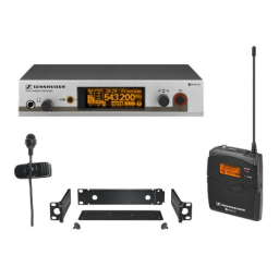 Sennheiser EW 322 G3 : Fiche produit + Chat IA | Fixfr