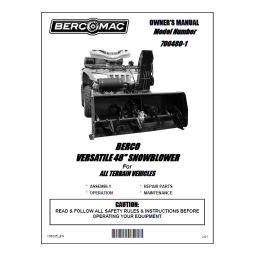 Berco 700480-1 Manuel d'utilisation | Chat IA & PDF | Fixfr