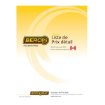 Bercomac 700559-1 Electric Deflector Adjustment Kit Manuel du propri&eacute;taire