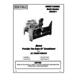 Bercomac 700379-1 Broom Adaptor Manuel du propriétaire | Fixfr