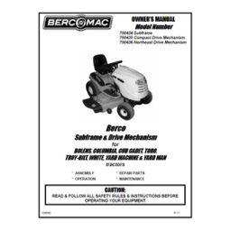 Bercomac 700448-3 60'' Rotary Broom Manuel du propriétaire | Fixfr