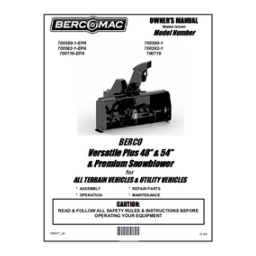 BERCO 700580-2-EPA Manuel d'utilisation | AI Chat | Fixfr