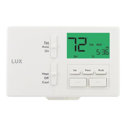 Lux Products TX900TS Manuel du propriétaire | Fixfr