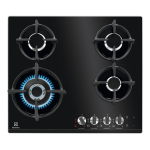 Electrolux KGG6438K Table de cuisson : Notice + IA