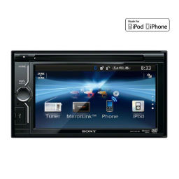 Sony XAV-601BT Manuel utilisateur | Fixfr