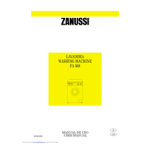 Zanussi FA522 Manuel utilisateur