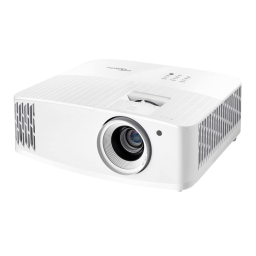 Optoma 4K400x Bright, True 4K UHD projector for classrooms and meeting spaces Manuel du propriétaire | Fixfr