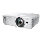 Optoma EH412STx Short throw, bright and compact projector Manuel du propri&eacute;taire