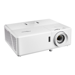 Optoma ZH403 projector Manuel utilisateur | Fixfr