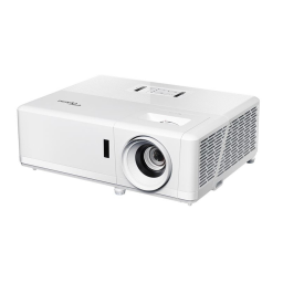 Optoma UHZ45 Bright 4K UHD laser projector for business and home Manuel du propriétaire | Fixfr