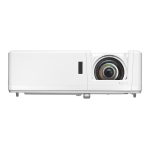 Optoma ZU606T-W High brightness professional laser projector Manuel utilisateur