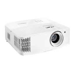 Optoma UHD38 Projector Manuel utilisateur | Fixfr