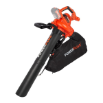 Powerplus POWDPG75270 LEAF BLOWER/VACUUM 40V (NO BATT.) Manuel du propri&eacute;taire