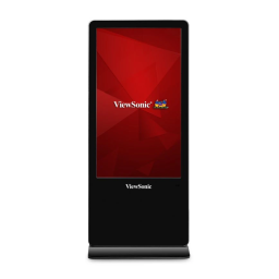 ViewSonic EP5520T DIGITAL SIGNAGE Mode d'emploi | Fixfr
