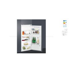 Whirlpool ARG 867/A+ Refrigerator Manuel utilisateur | Fixfr