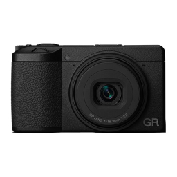 Ricoh GR III Mode d'emploi | Fixfr