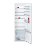 Neff KI1812SF0 R&eacute;frig&eacute;rateur 1 porte encastrable Product fiche