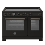 Bertazzoni PRO486IGFEPXT 48 inch Induction Range, 6 Heating Zones and Cast Iron Griddle, Electric Self-Clean Oven Manuel du propri&eacute;taire