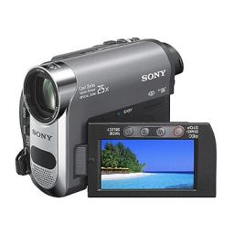 Sony DCR HC48E Mode d'emploi | Fixfr