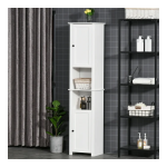 HOMCOM 801-088V01 Tall Bathroom Storage Cabinet Mode d'emploi