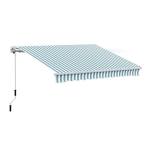 Outsunny 840-207 12' x 10' Retractable Awning Patio Awnings Sun Shade Shelter Mode d'emploi