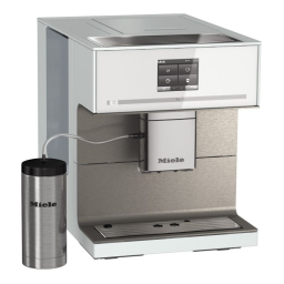 Miele CM 7550 CoffeePassion Machine à café autonome Manuel utilisateur | Fixfr