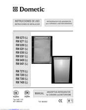 Dometic RM : Manuel et AI pour votre réfrigérateur | Fixfr