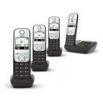 Philips D1652B/01 T&eacute;l&eacute;phone fixe sans fil Manuel utilisateur