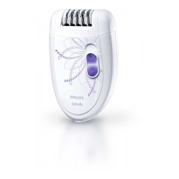 Philips HP6403/00 Satinelle Épilateur Manuel utilisateur | Fixfr