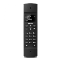 Philips M4501B/34 Téléphone fixe sans fil Design Linea Manuel utilisateur | Fixfr