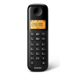 Philips D1601W/34 T&eacute;l&eacute;phone fixe sans fil Manuel utilisateur