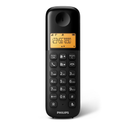 Philips D1601W/34 Téléphone fixe sans fil Manuel utilisateur | Fixfr