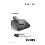 Philips DECT3111B/19 Manuel utilisateur