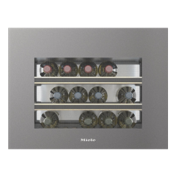 Miele KWT 7112 iG Cave à vin encastrable Manuel utilisateur | Fixfr