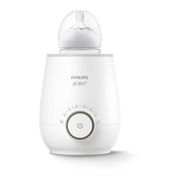Avent SCF358/00 Avent Premium Chauffe-biberon rapide Manuel utilisateur | Fixfr