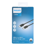 Philips DLC3106C/03 C&acirc;ble USB-C &gt; USB-C Manuel utilisateur