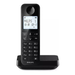 Philips D2702B/12 T&eacute;l&eacute;phone fixe sans fil Guide de d&eacute;marrage rapide