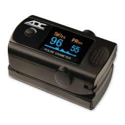 ADC Diagnostix™ 2100 Fingertip Pulse Oximeter Mode d'emploi | Fixfr